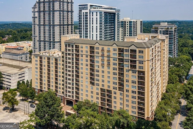 1101 Juniper St NE Unit 1216, Atlanta, GA 30309 - view of building exterior with a view of city