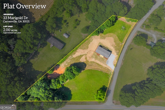 33 Marigold Dr, Carnesville, GA 30521 - drone / aerial view