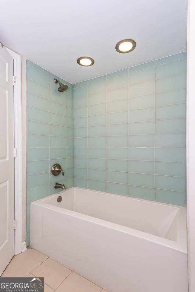 72 Sutton Pl, Avondale Estates, GA 30002 - bathroom featuring tile patterned flooring and shower / tub combination