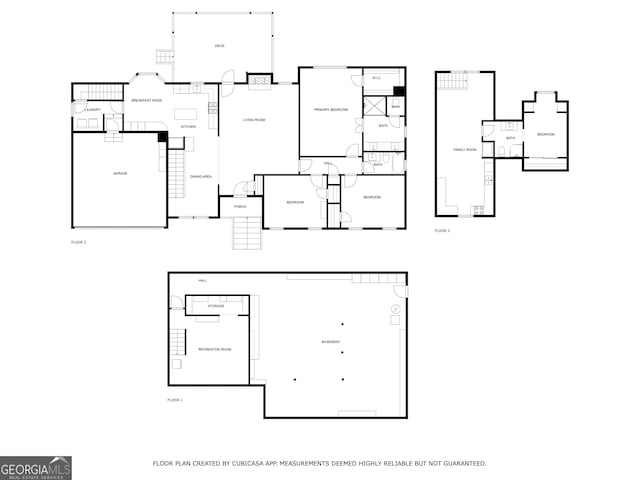 2884 Overwood Ln, Snellville, GA 30078 - view of property floor plan