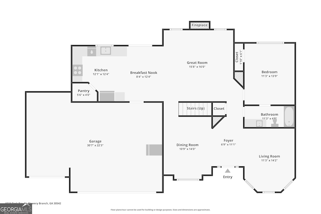 6024 Park Bay Ct, Flowery Branch, GA 30542 - home floor plan
