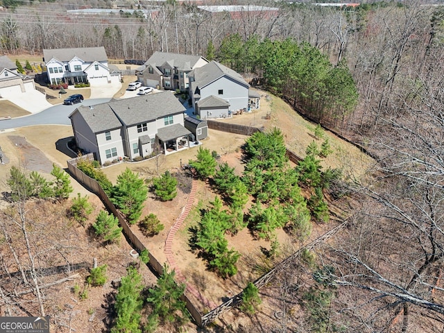 6024 Park Bay Ct, Flowery Branch, GA 30542 - aerial view of property and surrounding area