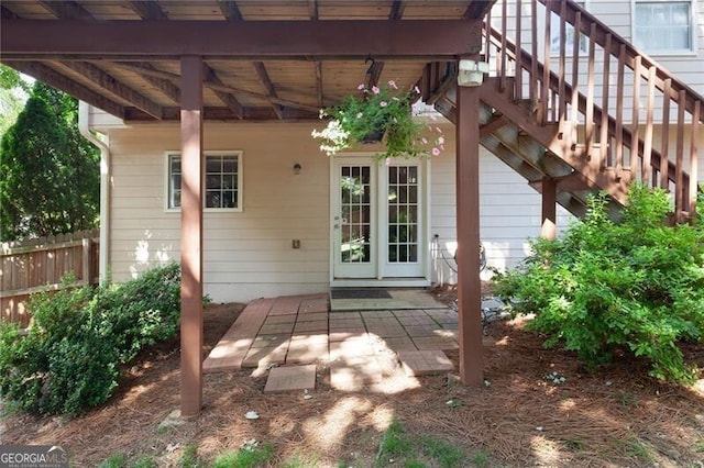2577 Abbotts Glen Dr NW, Acworth, GA 30101 - property entrance featuring a patio