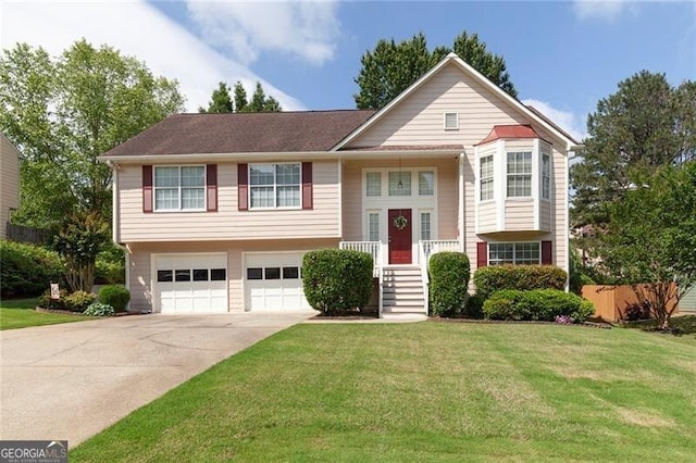 2577 Abbotts Glen Dr NW, Acworth, GA 30101 - bi-level home featuring driveway and an attached garage