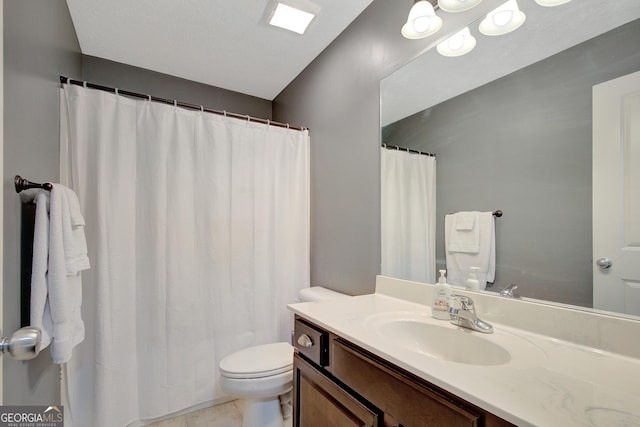 108 Hidden Springs Dr, Lagrange, GA 30240 - bathroom featuring vanity and a shower with shower curtain