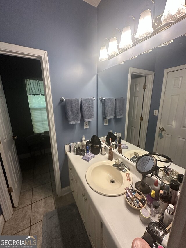 65 Barclay Ct, Newnan, GA 30263 - full bathroom with tile patterned floors, vanity, and baseboards