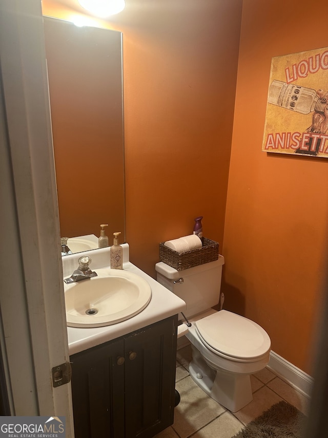 65 Barclay Ct, Newnan, GA 30263 - bathroom with vanity and tile patterned floors