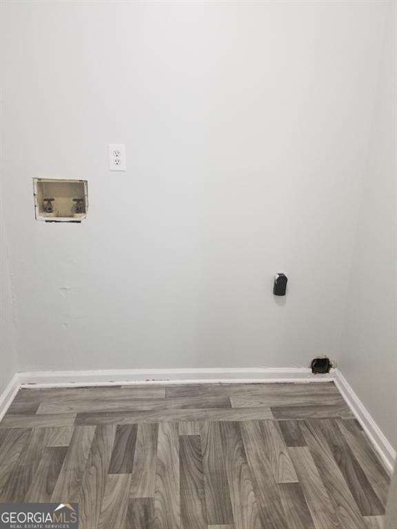 3530 Hopkins Ct, Powder Springs, GA 30127 - washroom featuring washer hookup, electric dryer hookup, and baseboards