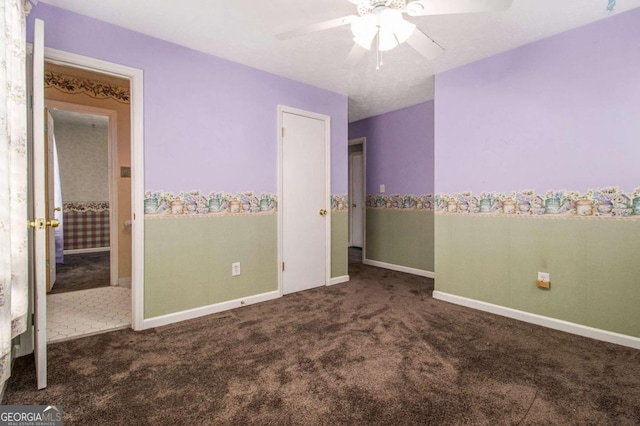 2209 Willoby Ct, Morrow, GA 30260 - unfurnished bedroom featuring carpet floors, baseboards, and a ceiling fan