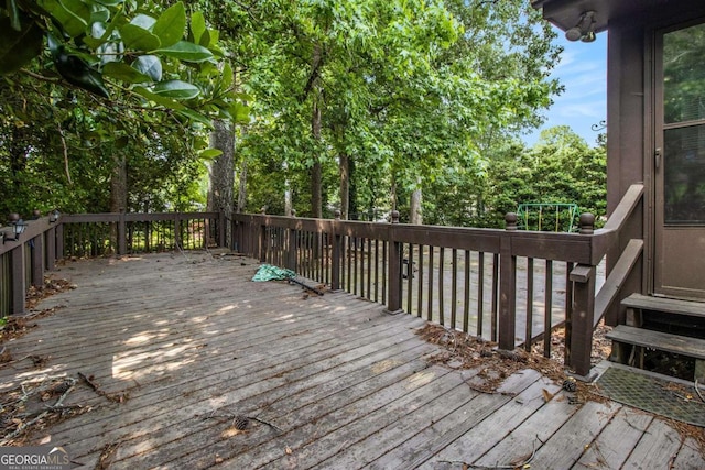 2209 Willoby Ct, Morrow, GA 30260 - view of wooden deck