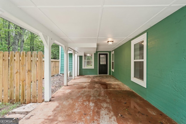 399 N Chestatee St, Dahlonega, GA 30533 - view of patio / terrace featuring an attached carport