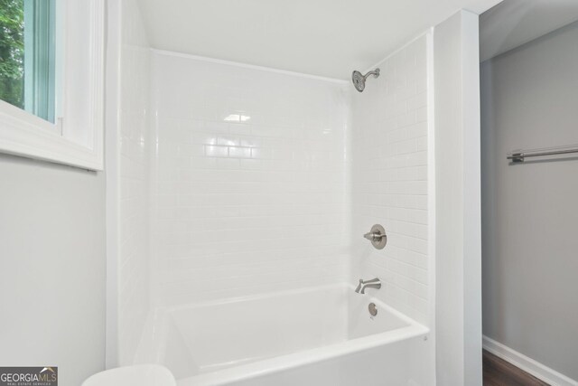 399 N Chestatee St, Dahlonega, GA 30533 - bathroom with bathtub / shower combination and toilet