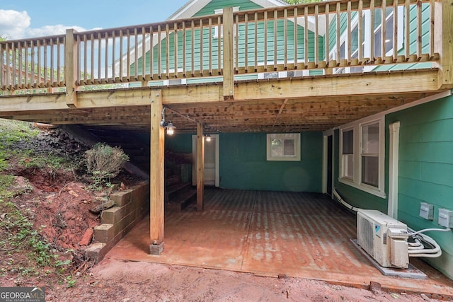 399 N Chestatee St, Dahlonega, GA 30533 - view of patio / terrace featuring a wooden deck