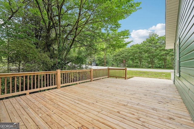 399 N Chestatee St, Dahlonega, GA 30533 - view of wooden terrace