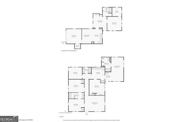 399 N Chestatee St, Dahlonega, GA 30533 - room layout