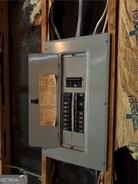 285 Woodland St, Dallas, GA 30157 - utility room with electric panel
