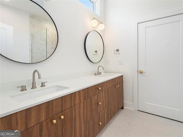 675 Drewry St NE Unit 205, Atlanta, GA 30306 - bathroom featuring double vanity