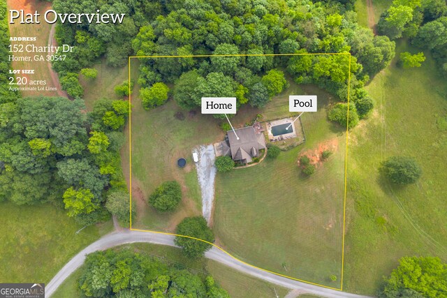 152 Charity Dr, Homer, GA 30547 - drone / aerial view