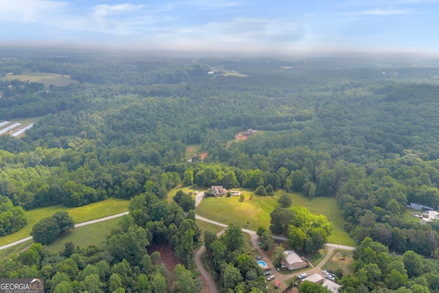 152 Charity Dr, Homer, GA 30547 - aerial view of a heavily wooded area