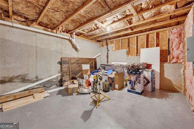 204 Starwood Ct, Acworth, GA 30102 - view of unfinished below grade area
