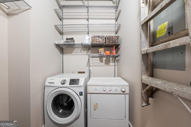 87 Peachtree St SW Unit 209, Atlanta, GA 30303 - laundry area featuring separate washer and dryer