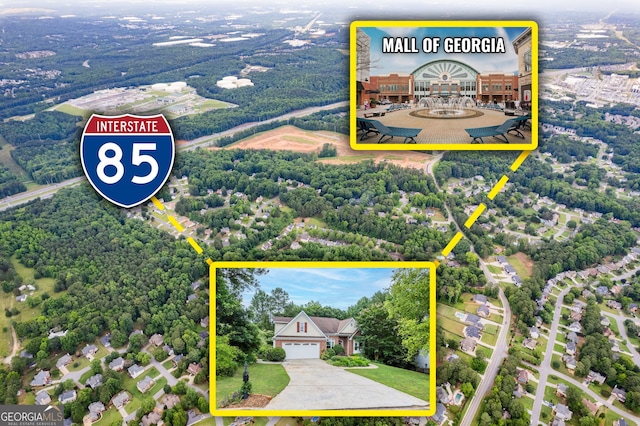 635 Piping Rock Pt, Lawrenceville, GA 30043 - view of property location featuring property parcel outlined