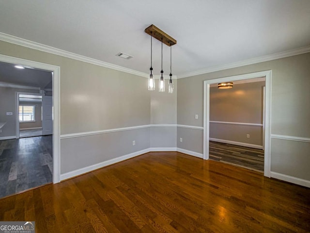 34 Alan Ln Unit 7, Tifton, GA 31793 - unfurnished dining area with ornamental molding, wood finished floors, and baseboards