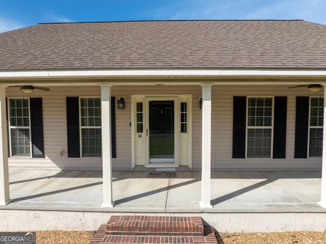 34 Alan Ln Unit 7, Tifton, GA 31793 - property entrance featuring a shingled roof and a porch