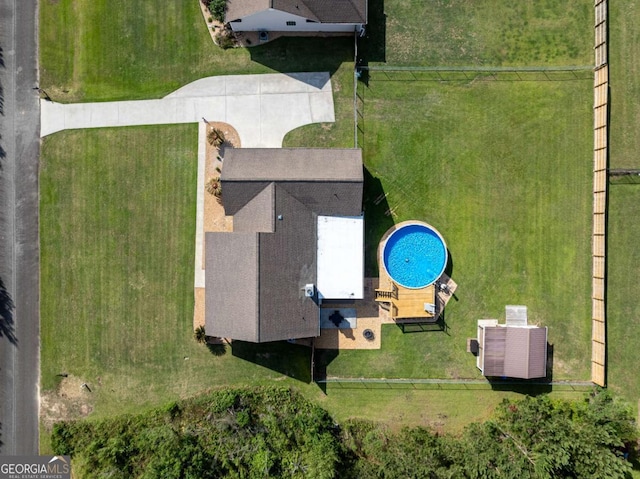 34 Alan Ln Unit 7, Tifton, GA 31793 - aerial view of a pool area