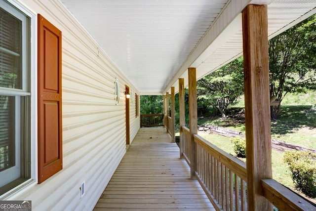 156 Spoon Hill Dr, Hayesville, NC 28904 - view of porch