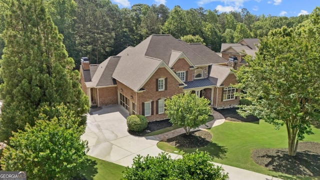 13037 Overlook Pass, Roswell, GA 30075 - view from above of property