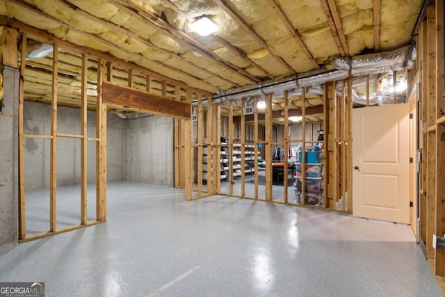 13037 Overlook Pass, Roswell, GA 30075 - view of unfinished basement