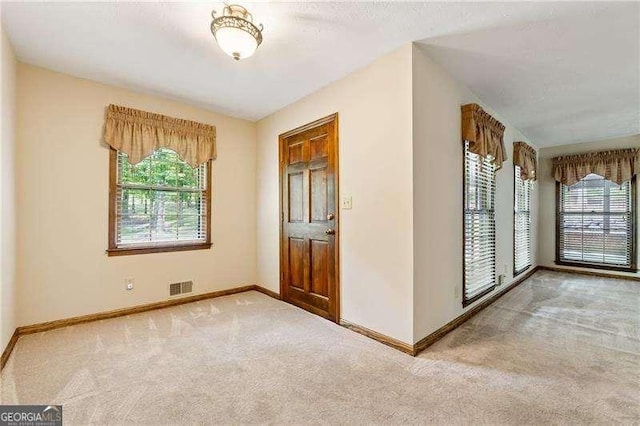 2270 Dinsmore Rd, Alpharetta, GA 30004 - foyer featuring carpet, healthy amount of natural light, and baseboards