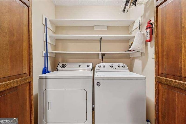 2270 Dinsmore Rd, Alpharetta, GA 30004 - washroom featuring separate washer and dryer