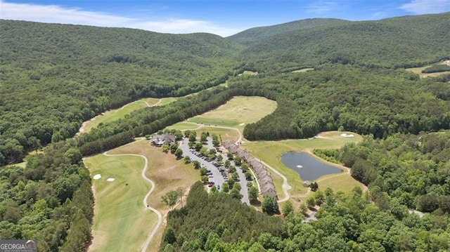 109 Sitting Bull Ct, Waleska, GA 30183 - aerial view of property's location featuring a nearby body of water, a forest, and a golf club