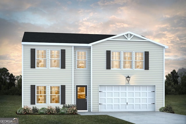 306 Cody Dr, Macon, GA 31216 - view of front facade featuring a garage and driveway