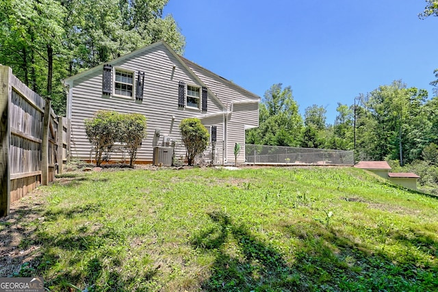 218 Jefferson Pl, Toccoa, GA 30577 - rear view of house with central AC