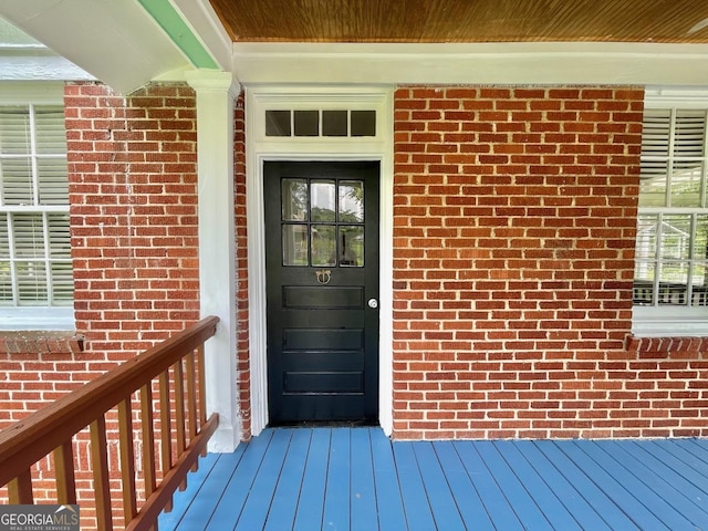 14 J Ave, Gainesville, GA 30504 - entrance to property featuring brick siding and covered porch