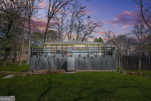 2826 Ben Hill Rd, East Point, GA 30344 - back of property with a yard and a deck