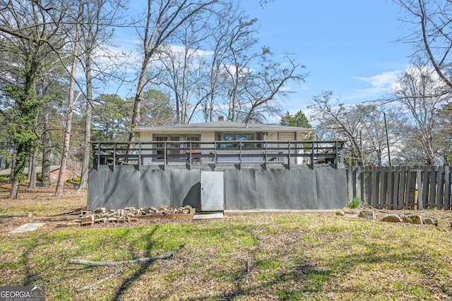 2826 Ben Hill Rd, East Point, GA 30344 - back of property with a chimney