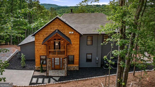 458 Palisade Dr Unit 2142, Ellijay, GA 30540 - chalet / cabin featuring a balcony and a shingled roof