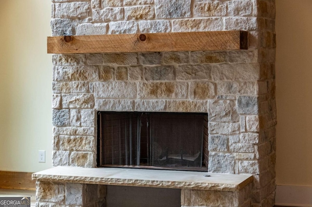 458 Palisade Dr Unit 2142, Ellijay, GA 30540 - detailed view of a fireplace with raised hearth
