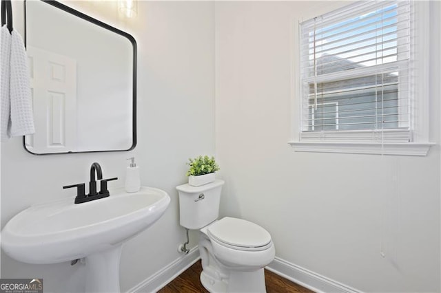 4108 Wyndam Hill Dr, Suwanee, GA 30024 - half bath featuring baseboards and wood finished floors