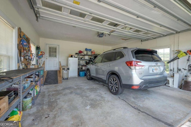 2008 Hidden Valley Rd, Hiawassee, GA 30546 - garage with a garage door opener