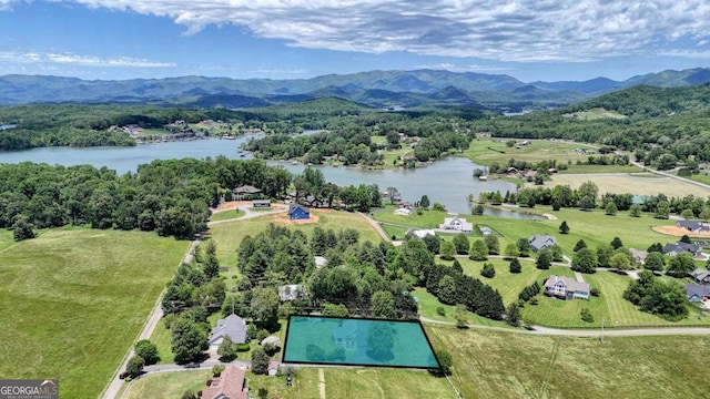 2008 Hidden Valley Rd, Hiawassee, GA 30546 - aerial view of a water and mountain view
