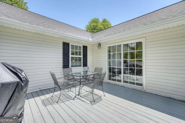 2008 Hidden Valley Rd, Hiawassee, GA 30546 - deck with outdoor dining space and grilling area