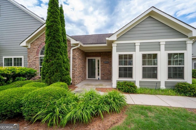 2061 Grove Field Ln, Marietta, GA 30064 - view of front of property featuring stone siding