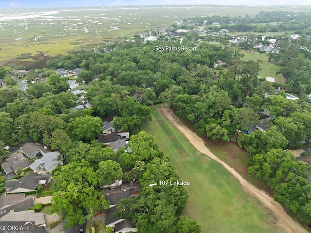 107 Linkside Dr, Saint Simons, GA 31522 - view of property location with nearby suburban area and a golf course