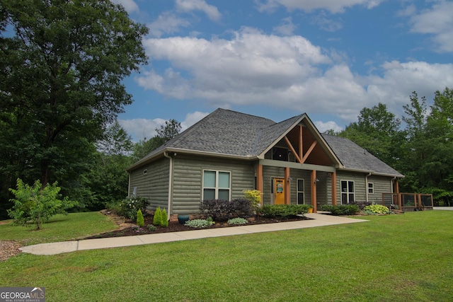 299 Savior Ln, Hamilton, GA 31811 - view of front of property featuring a front lawn and roof with shingles