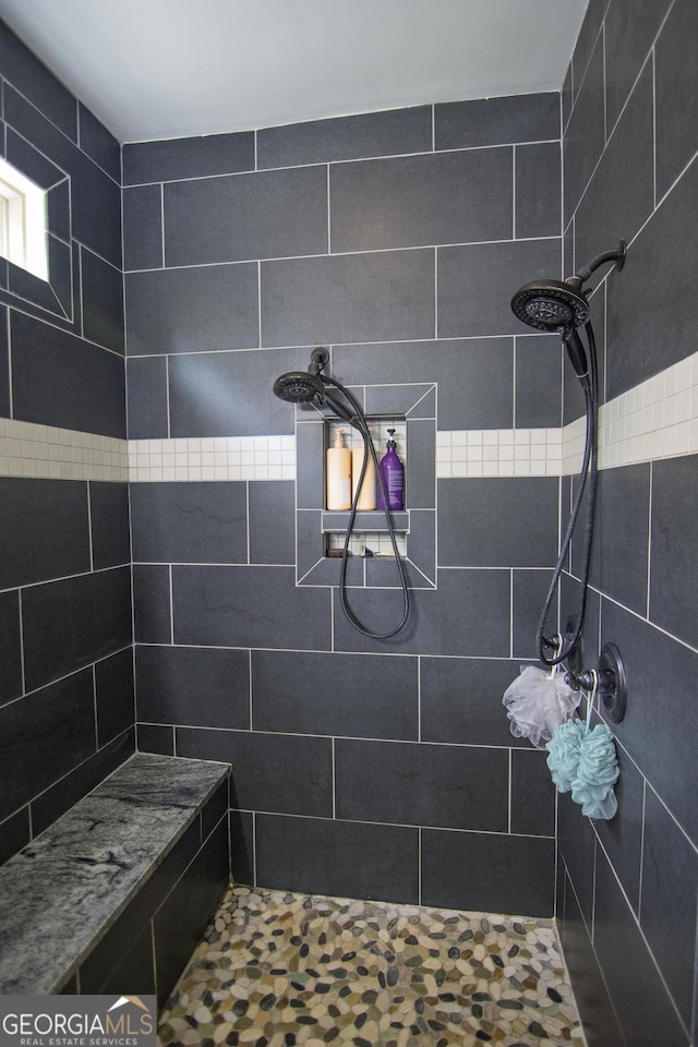 299 Savior Ln, Hamilton, GA 31811 - bathroom with a tile shower